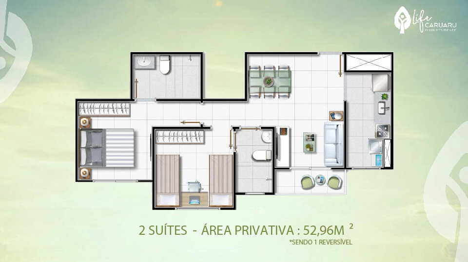 Imagem de Apartamento com 3 quartos